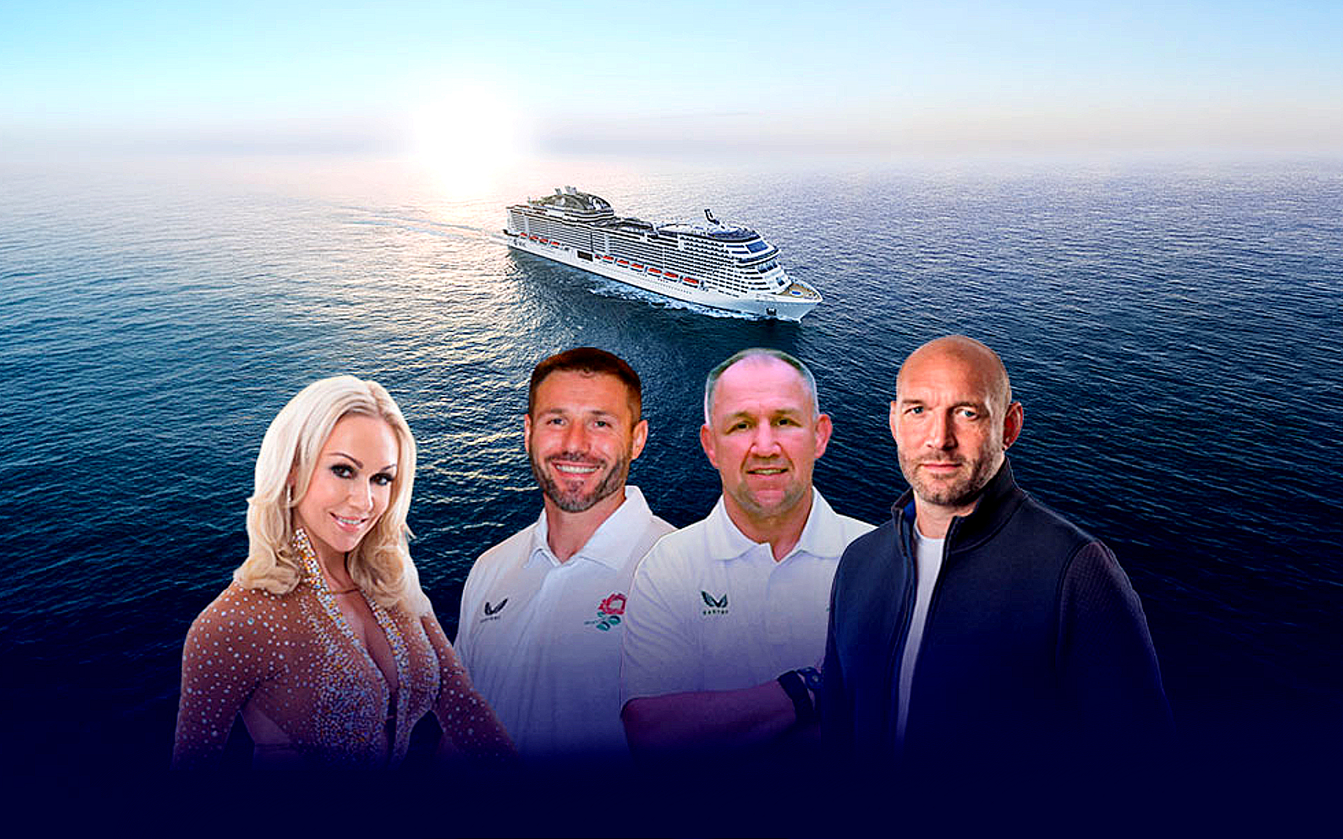 Image related to Sail with Strictly star Kristina Rihanoff and England Rugby legends
