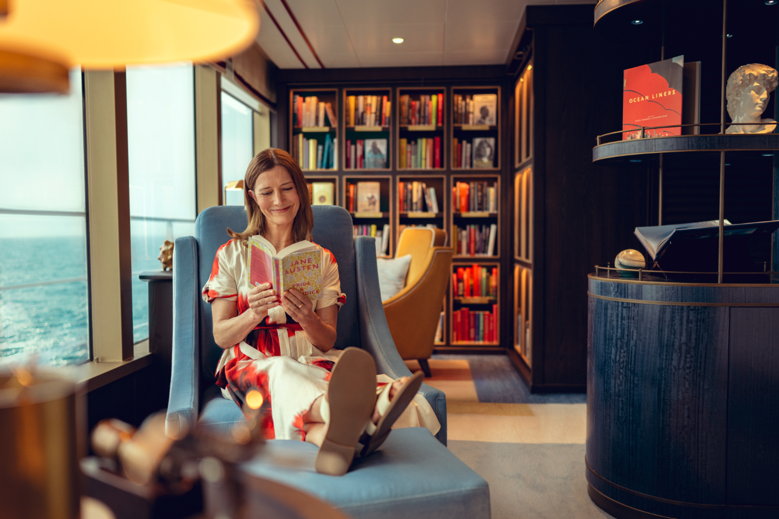 Image related to Delight in Cunard's Literature at Sea Festival