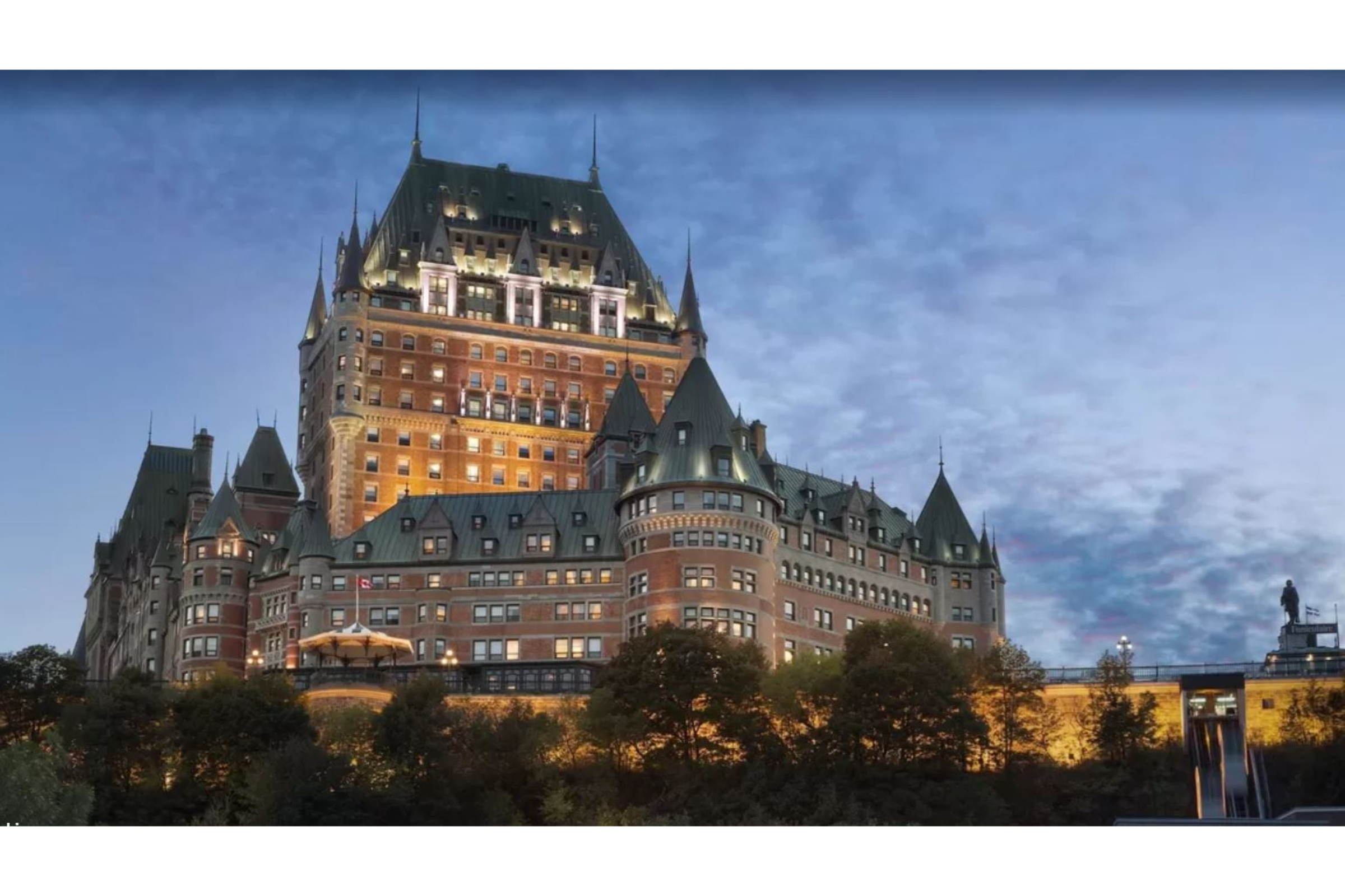 Stay in style at Fairmont Le Château Frontenac