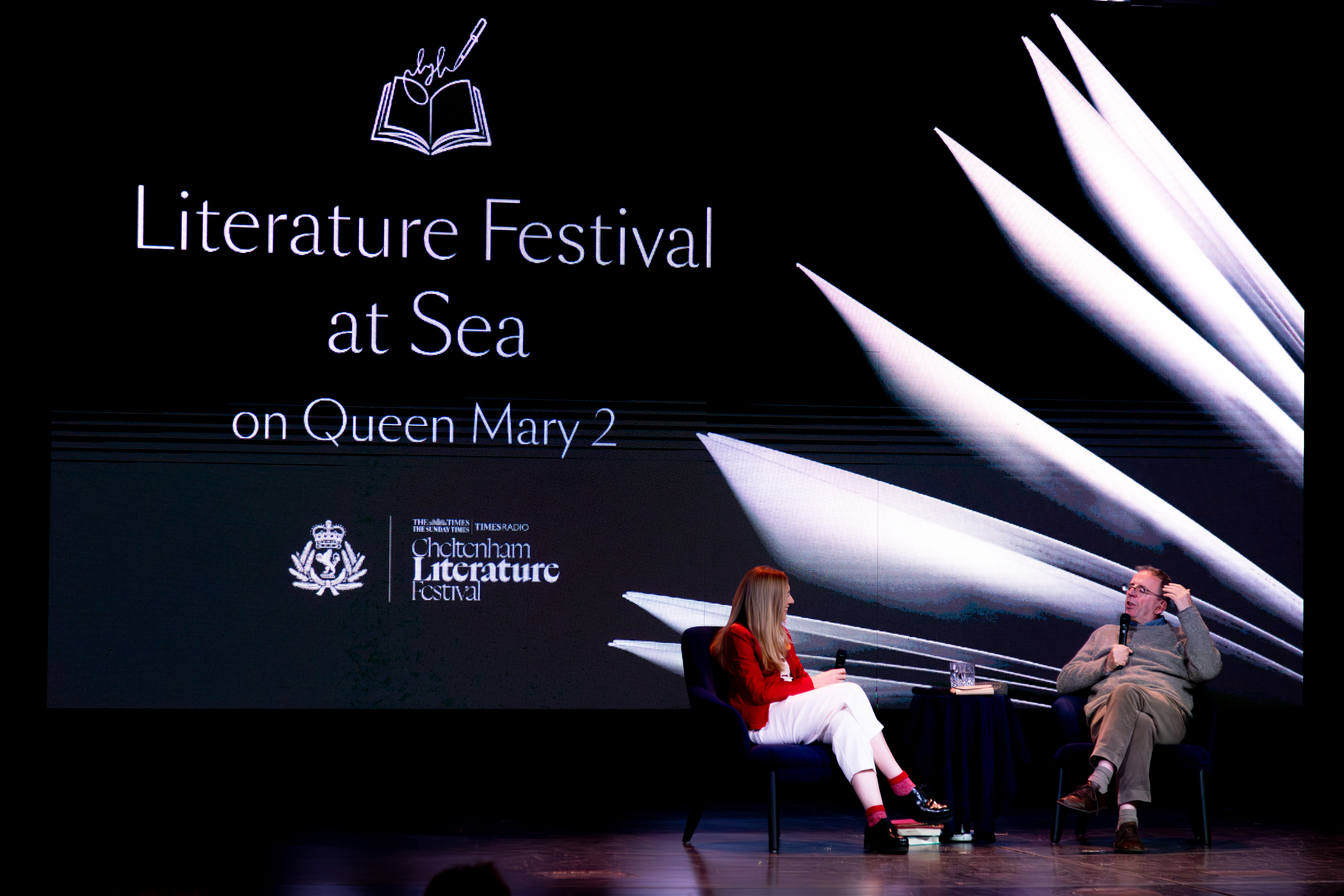 Image related to Delight in Cunard's Literature at Sea Festival