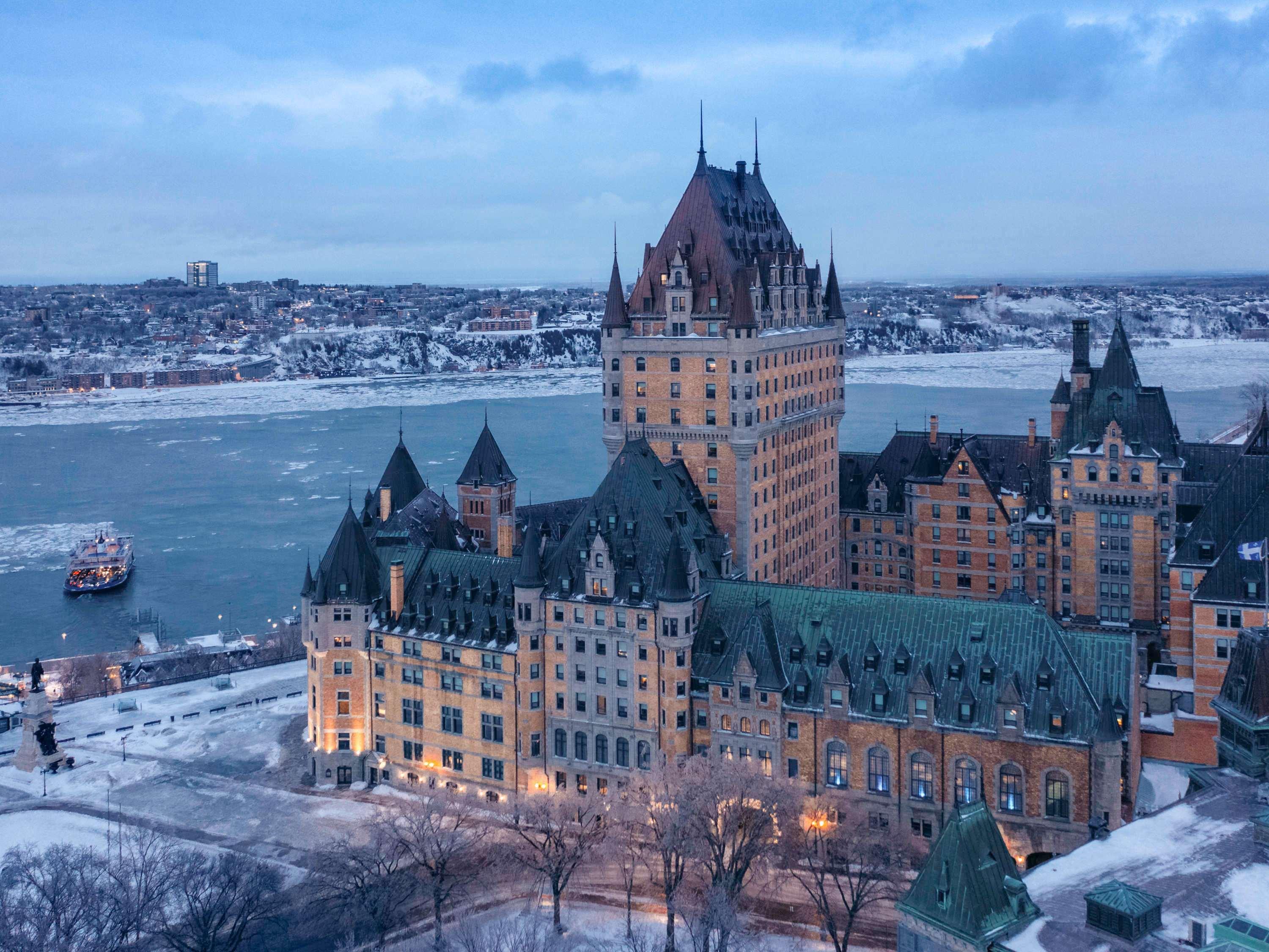 Stay in style at Fairmont Le Château Frontenac