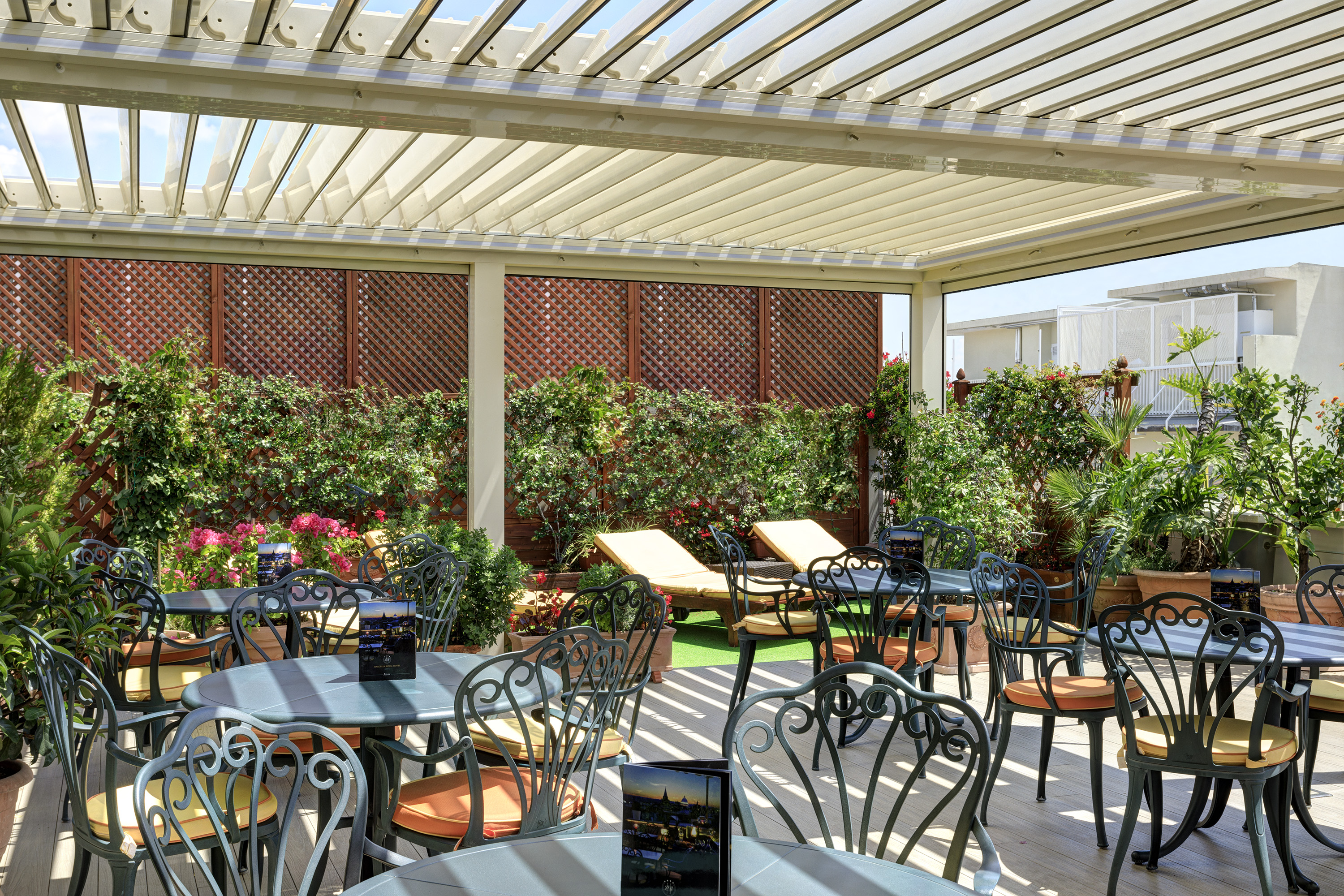 Stay in style at The Marcella Royal Hotel - Rooftop Garden