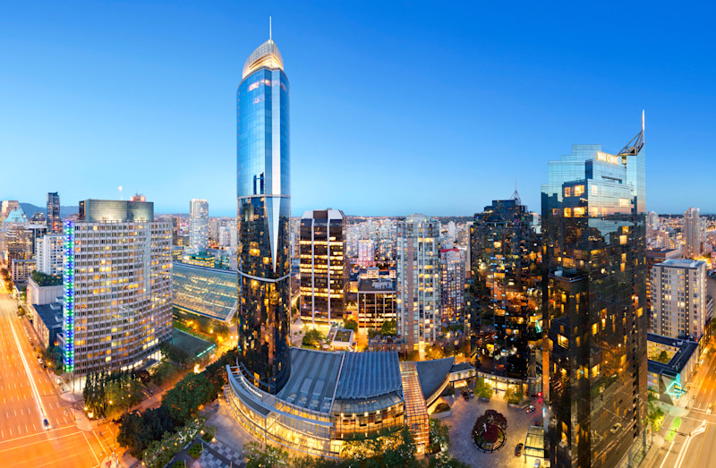 Stay in style at Sheraton Vancouver Wall Centre