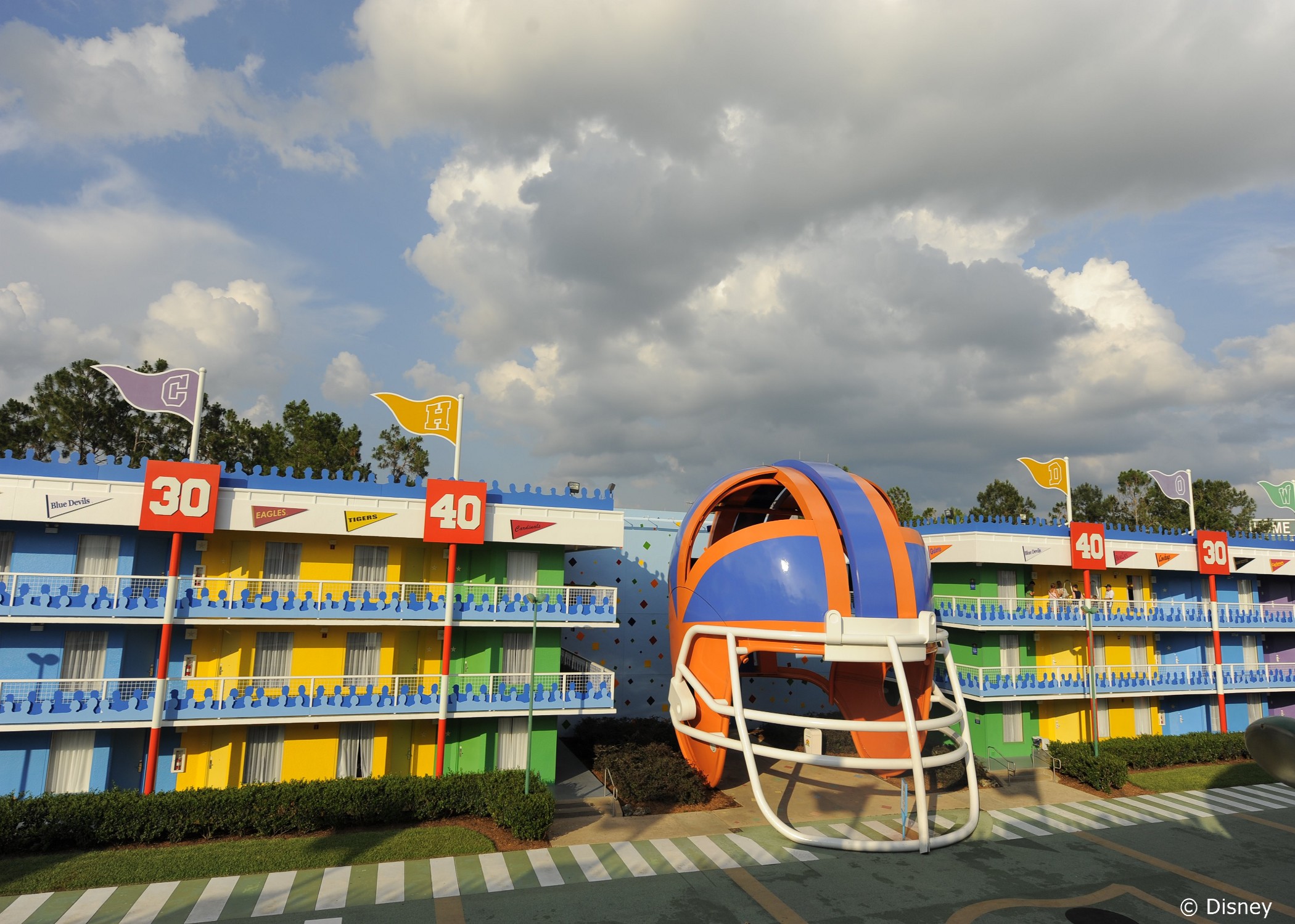 Stay in style at Disney's All-Star Sports Resort