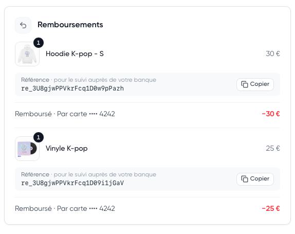 Remboursements