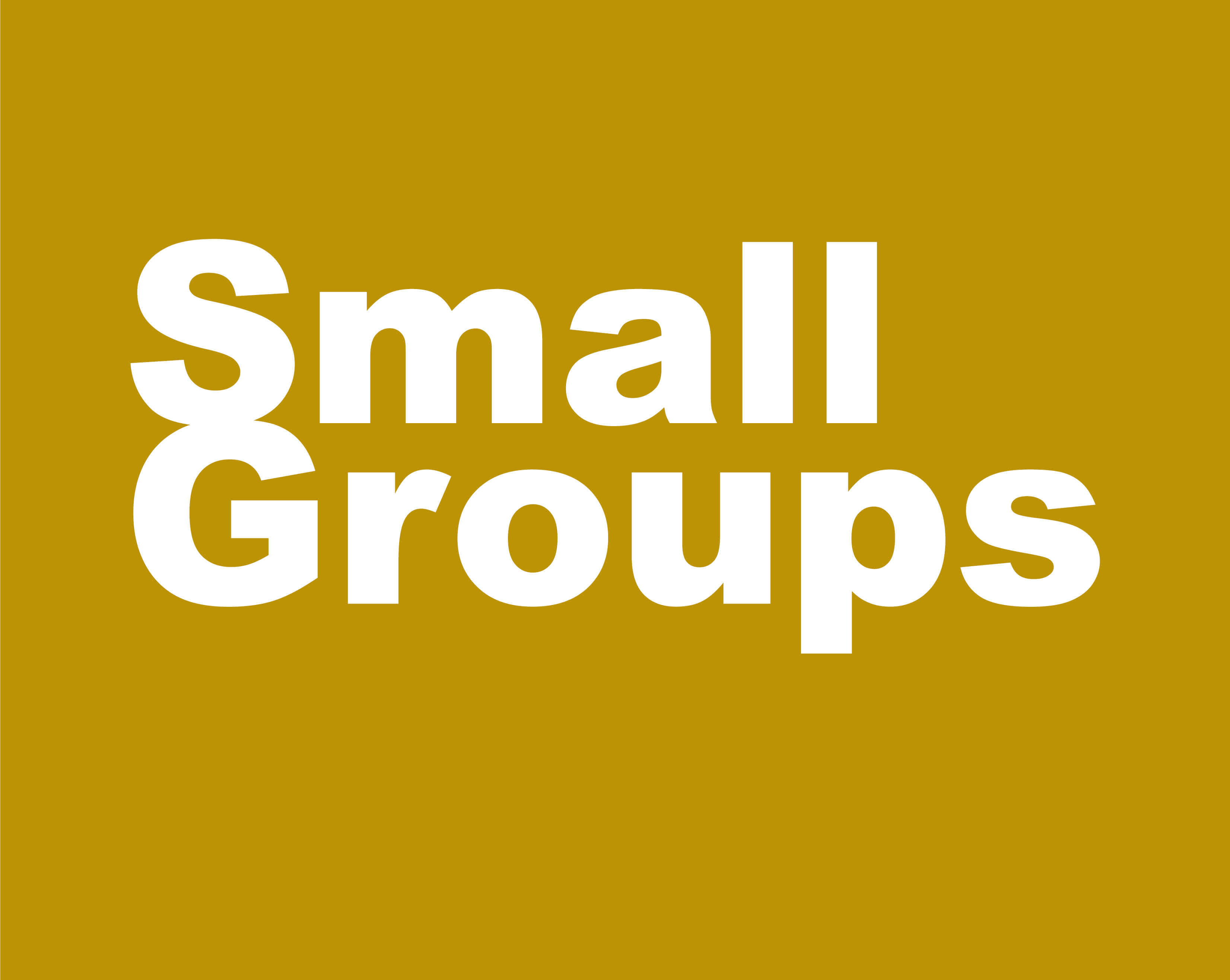 Submit Your Small Group