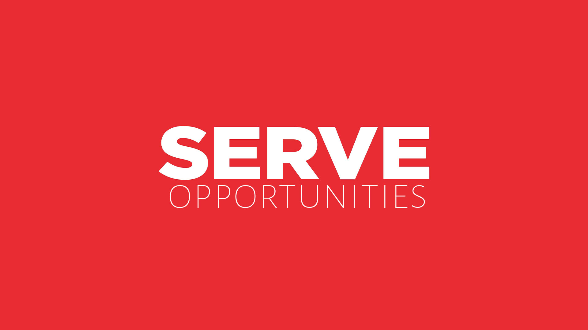 Submit Serve Opportunity