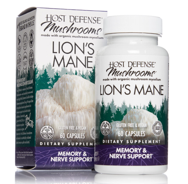 Lions Mane Mushroom brain boosting supplement
