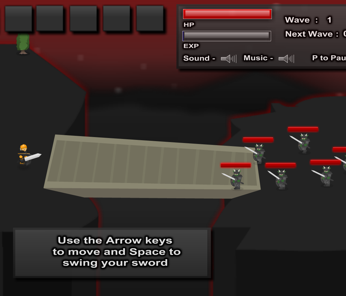 Knights Castle Flash Game Screenshot