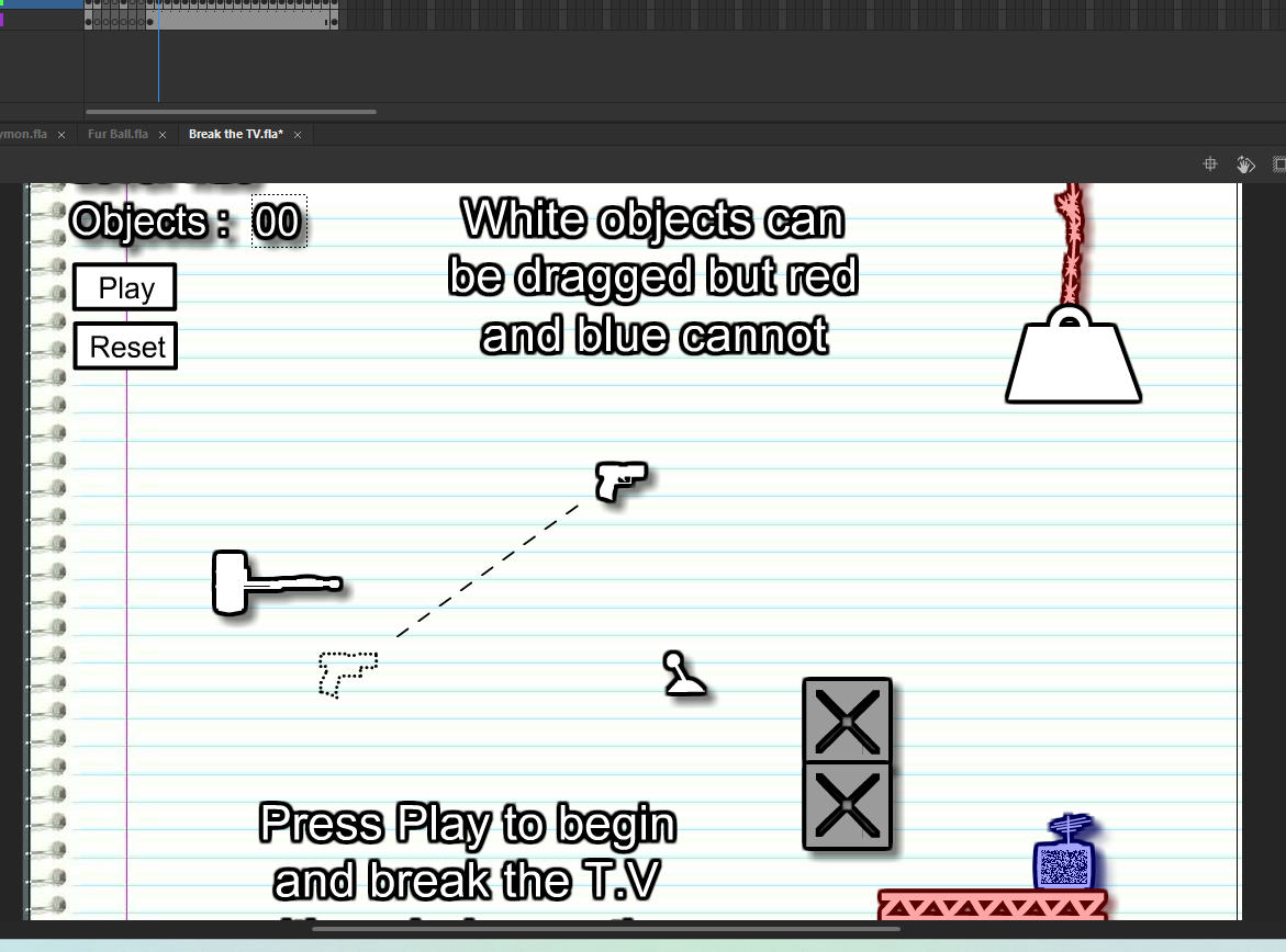 Break the TV screenshot of the Flash Game