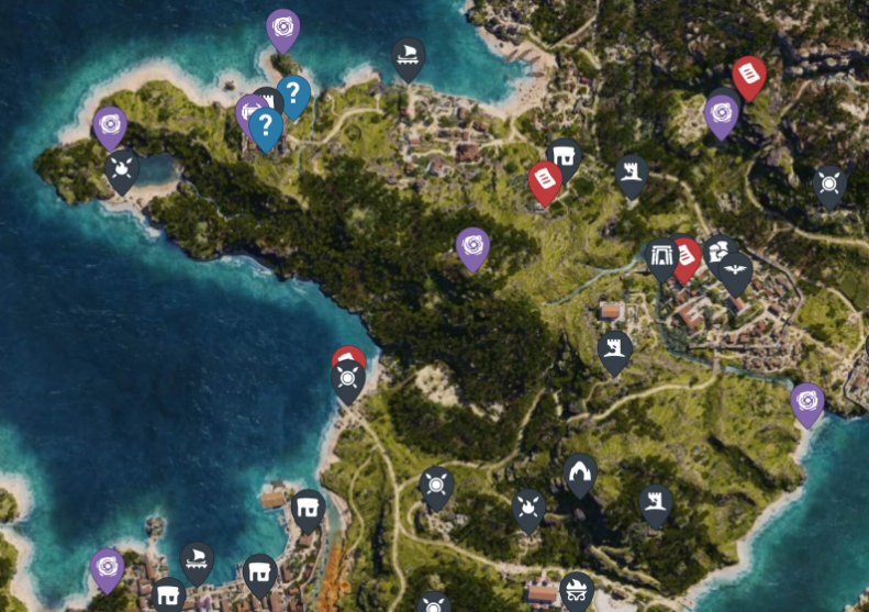 Assassins Creed Map