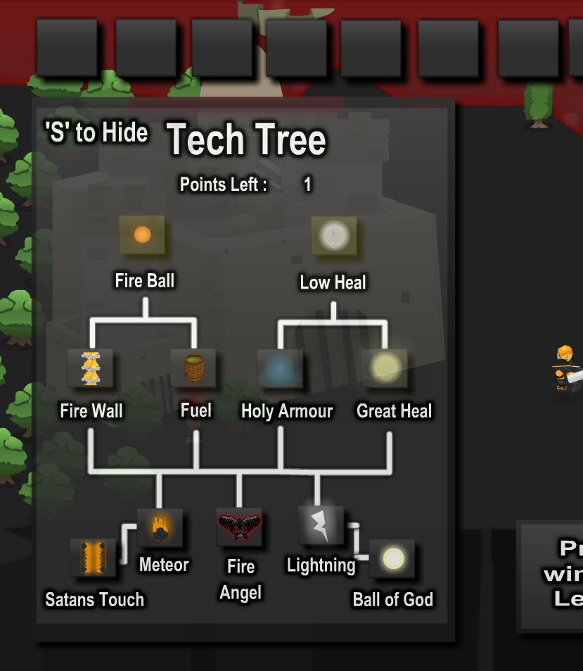 Tech Tree Flash Game