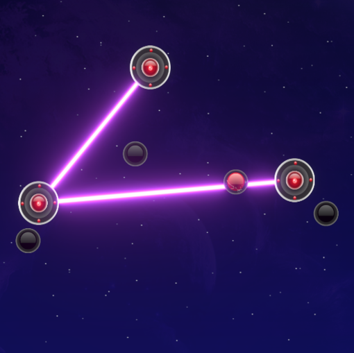 Laser Nodes Screenshot at Eggys Games