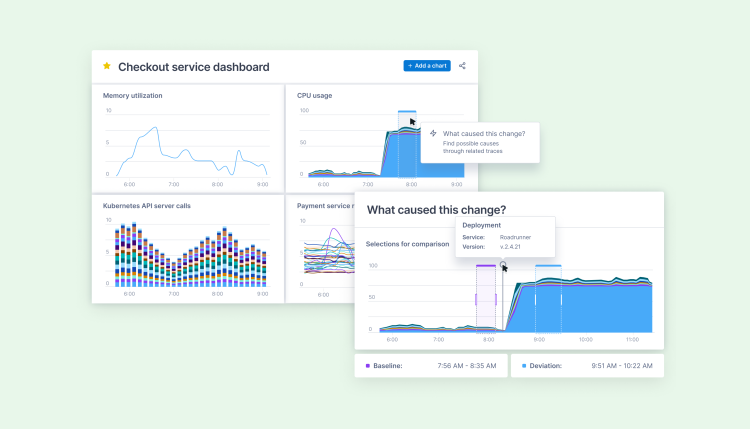 Announcing Change Intelligence, actionable Metrics dashboards and alerts, and a new approach for Observability