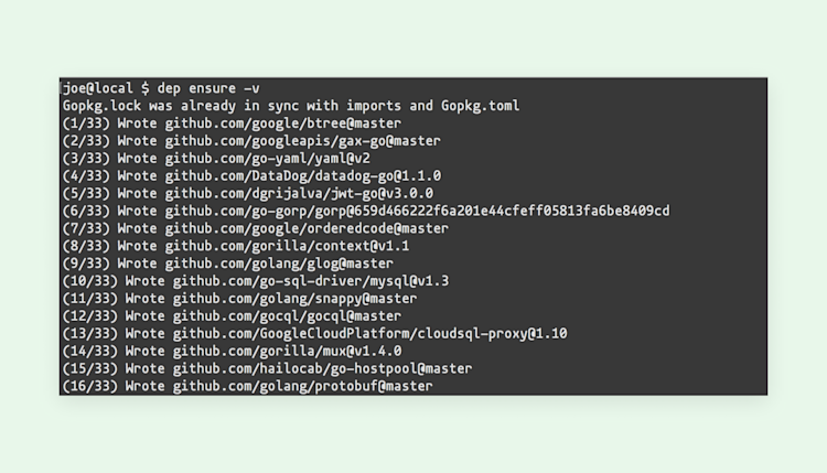 GoLang Dep: The Missing Manual