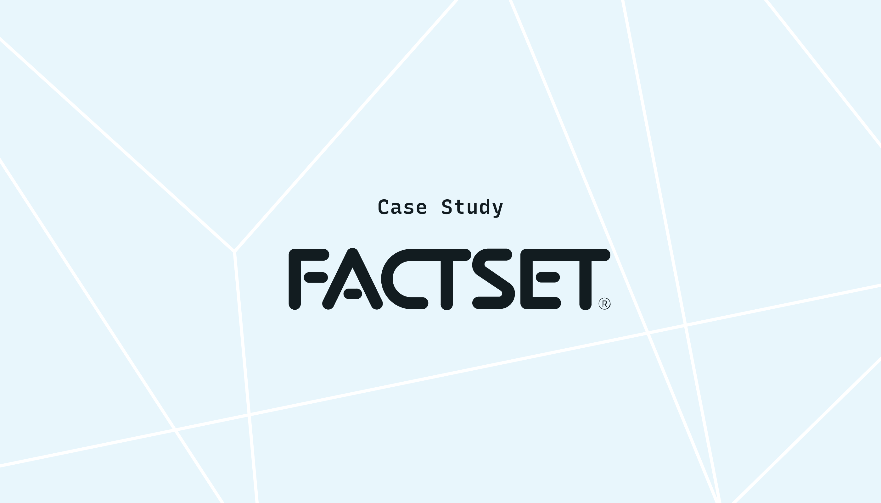 FactSet increases developer efficiency, improves workflows, and reduces MTTR with Lightstep