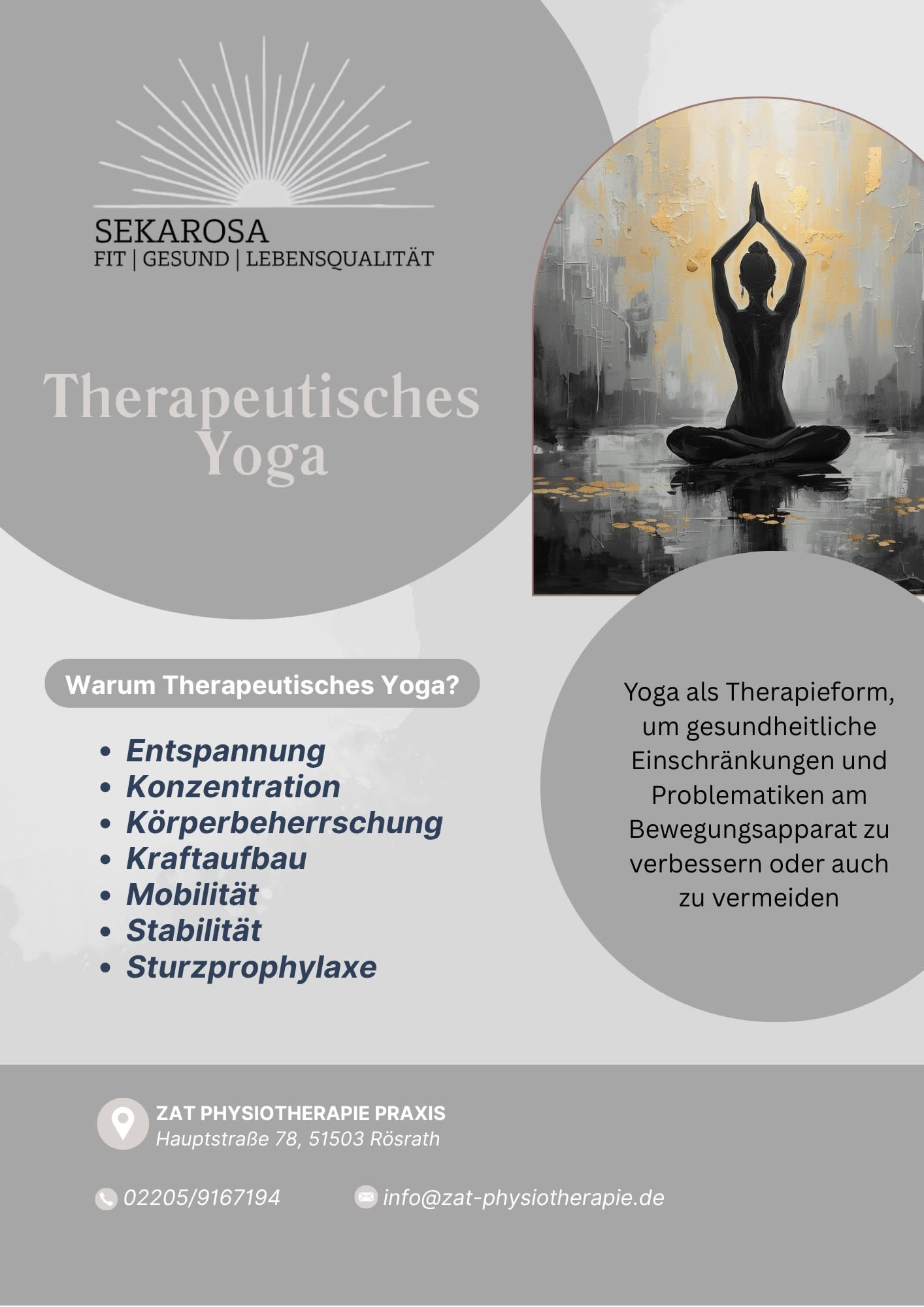 Therapeutisches Yoga