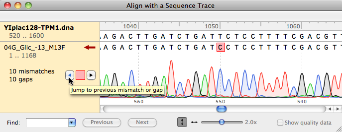 Snapback Gene SnapGene Version 1.2.0