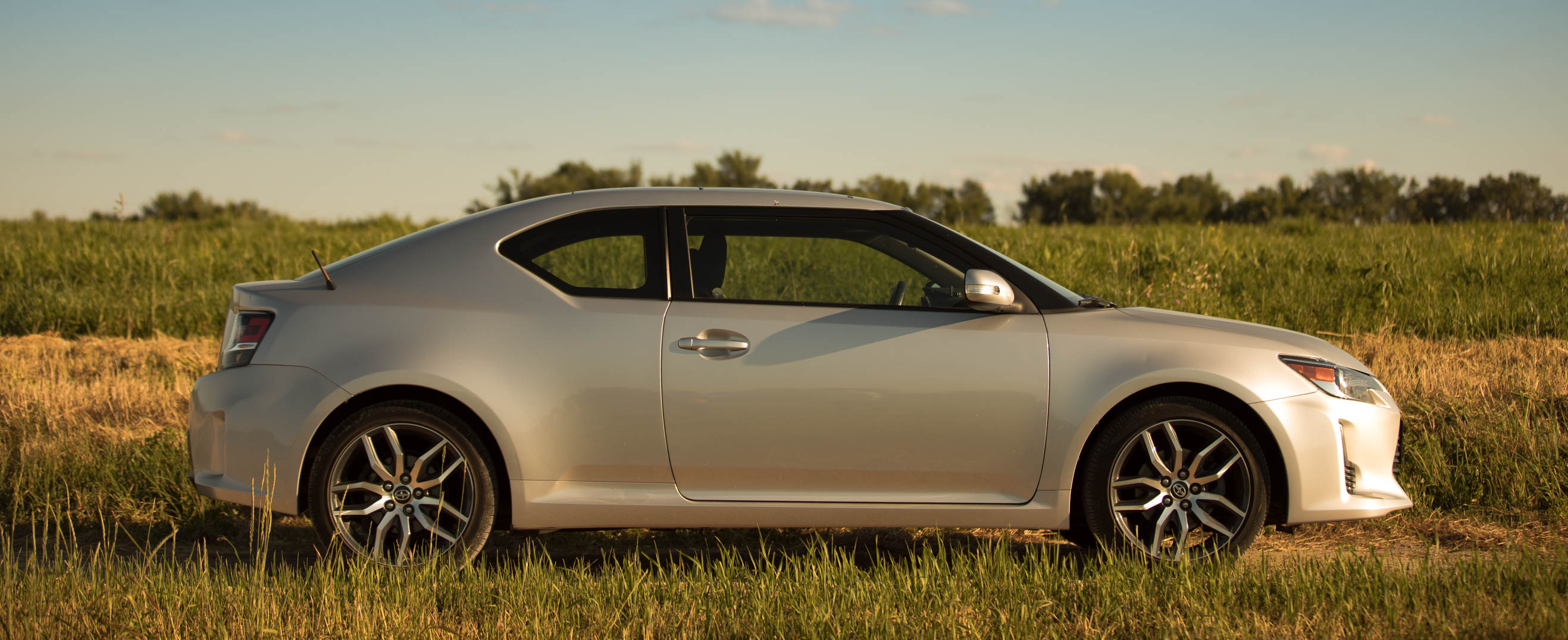 Side view of Scion tC