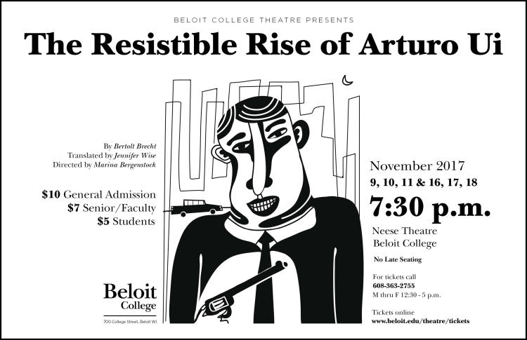 Poster of The Resistible Rise of Arturo Ui play