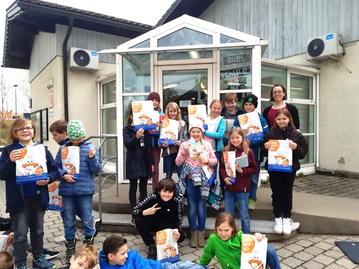 Besuch der Buchhandlung Ganther zum Welttag des Buches