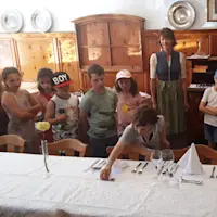 Schuljahresmotto 190625 Tischdecken 095052