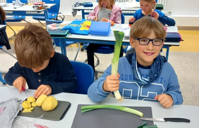 Gemüsesuppen-Duft im ganzen Schulhaus