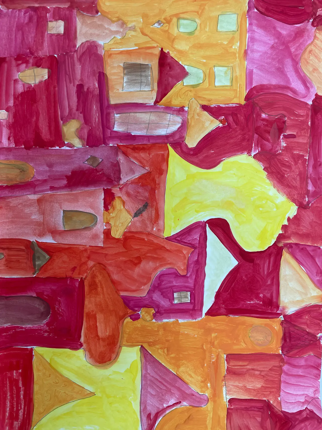 Die rote Stadt 3. - Klassen 3a und 3 b