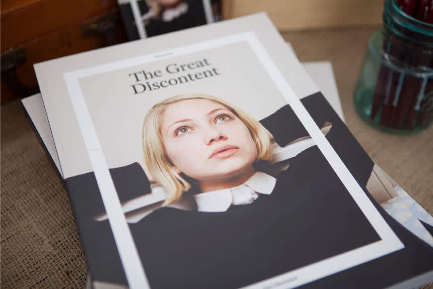 A print edition of The Great Discontent (Featuring Tavi Gevinson)