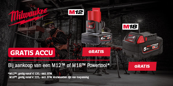 Gratis Milwaukee Accu