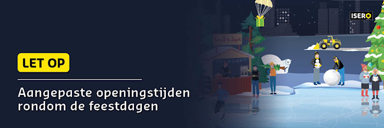 Aangepaste openingstijden