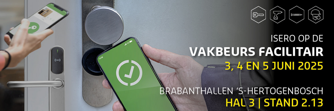 Isero is aanwezig op de Vakbeurs Facilitair op 3, 4 en 5 juni 2025!