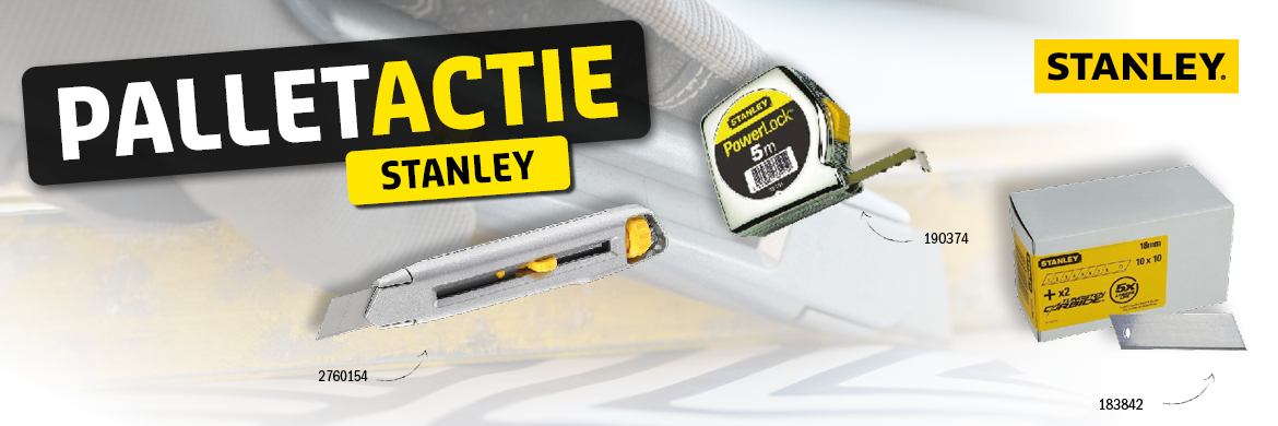 Palletactie Stanley