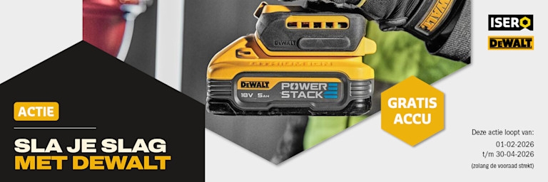 De WALT: Sla je slag