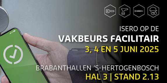 Isero is aanwezig op de Vakbeurs Facilitair op 3, 4 en 5 juni 2025!