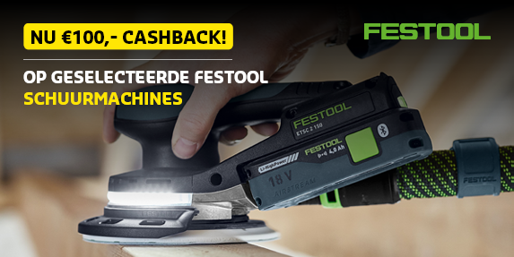 Festool cashback actie