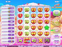 Trgamonedas con tematica de bingo