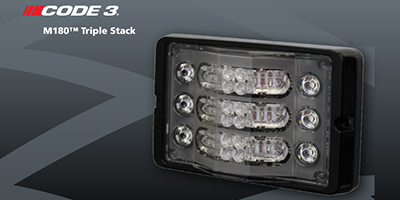 Code 3® Announces New Multipurpose M180™ Triple Stack