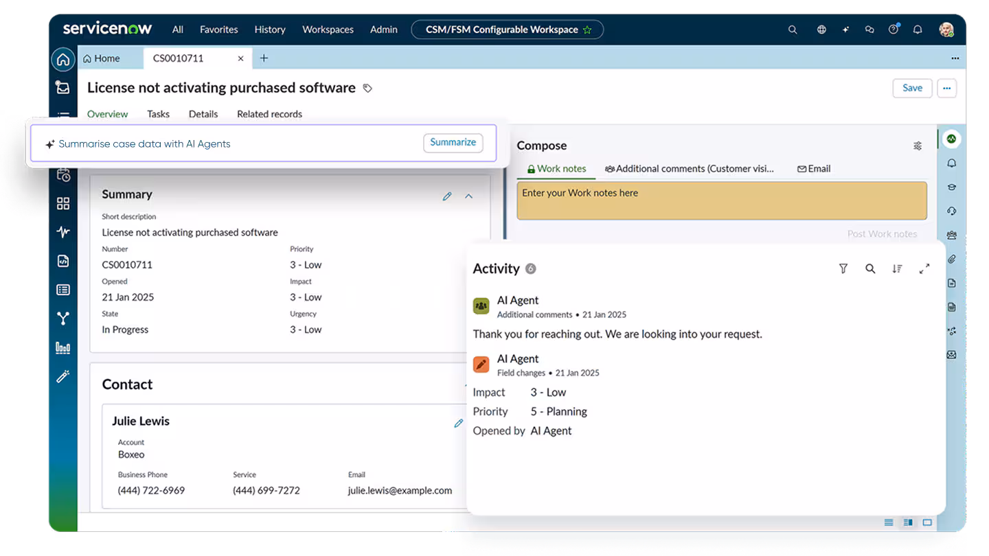 servicenow crm