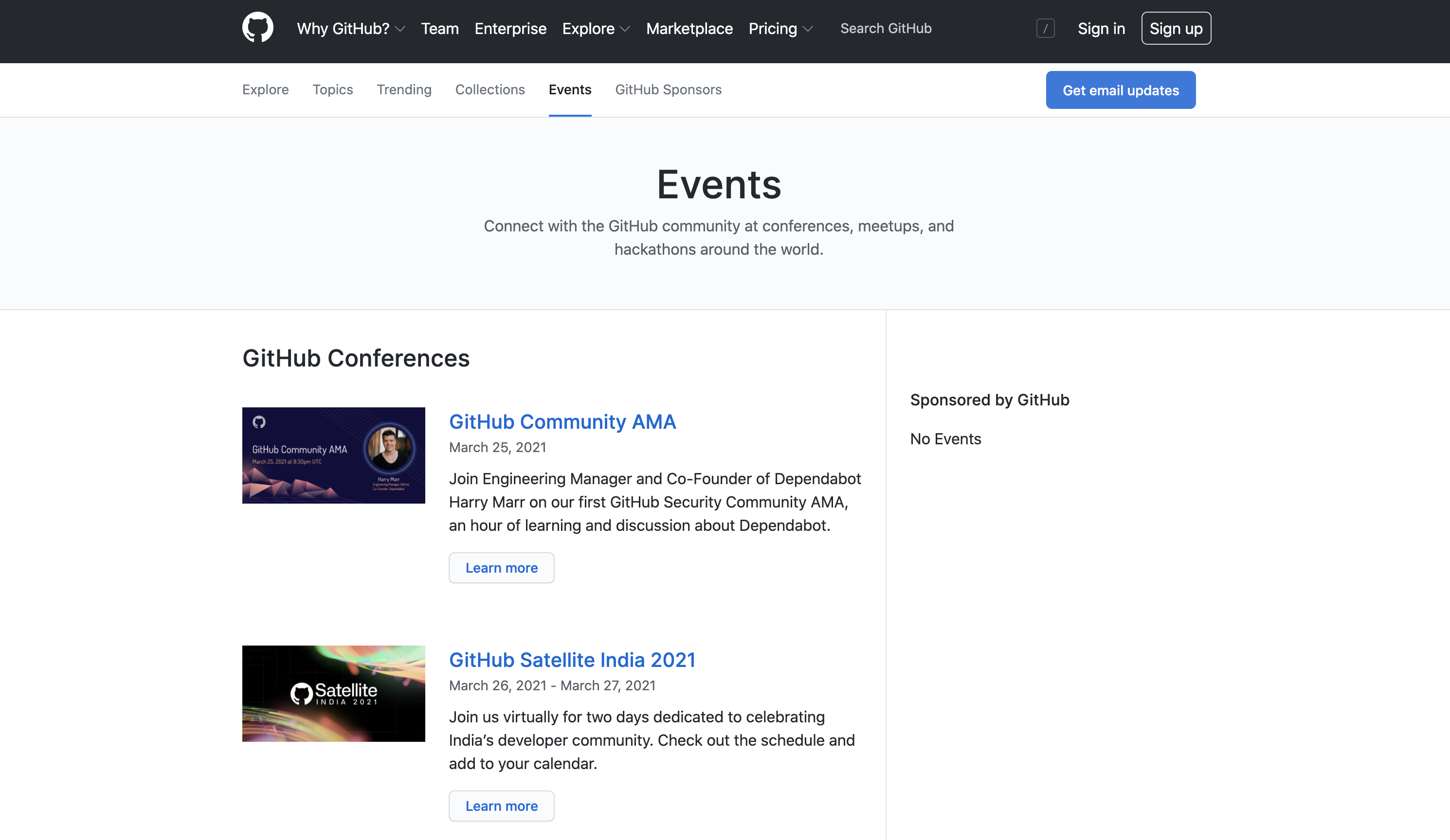 Github community resources