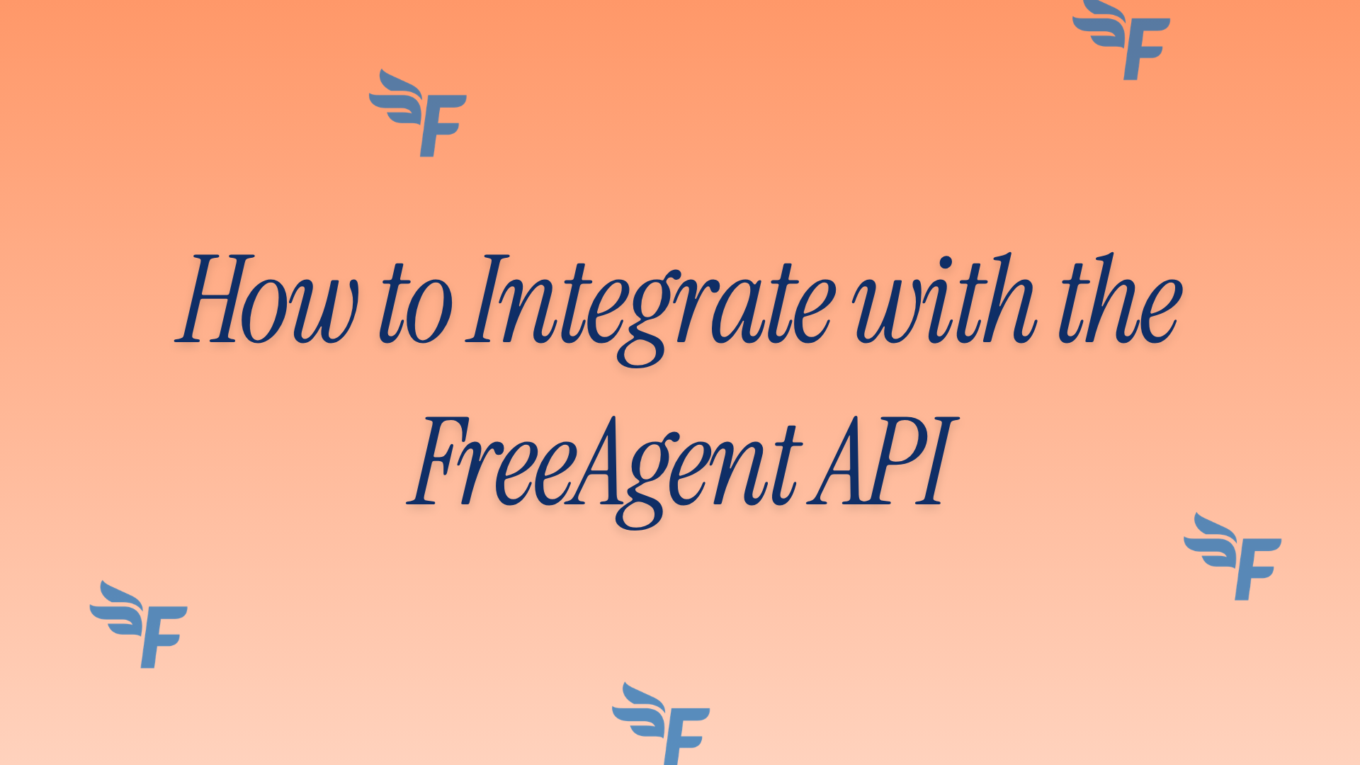How to integrate with the FreeAgent API