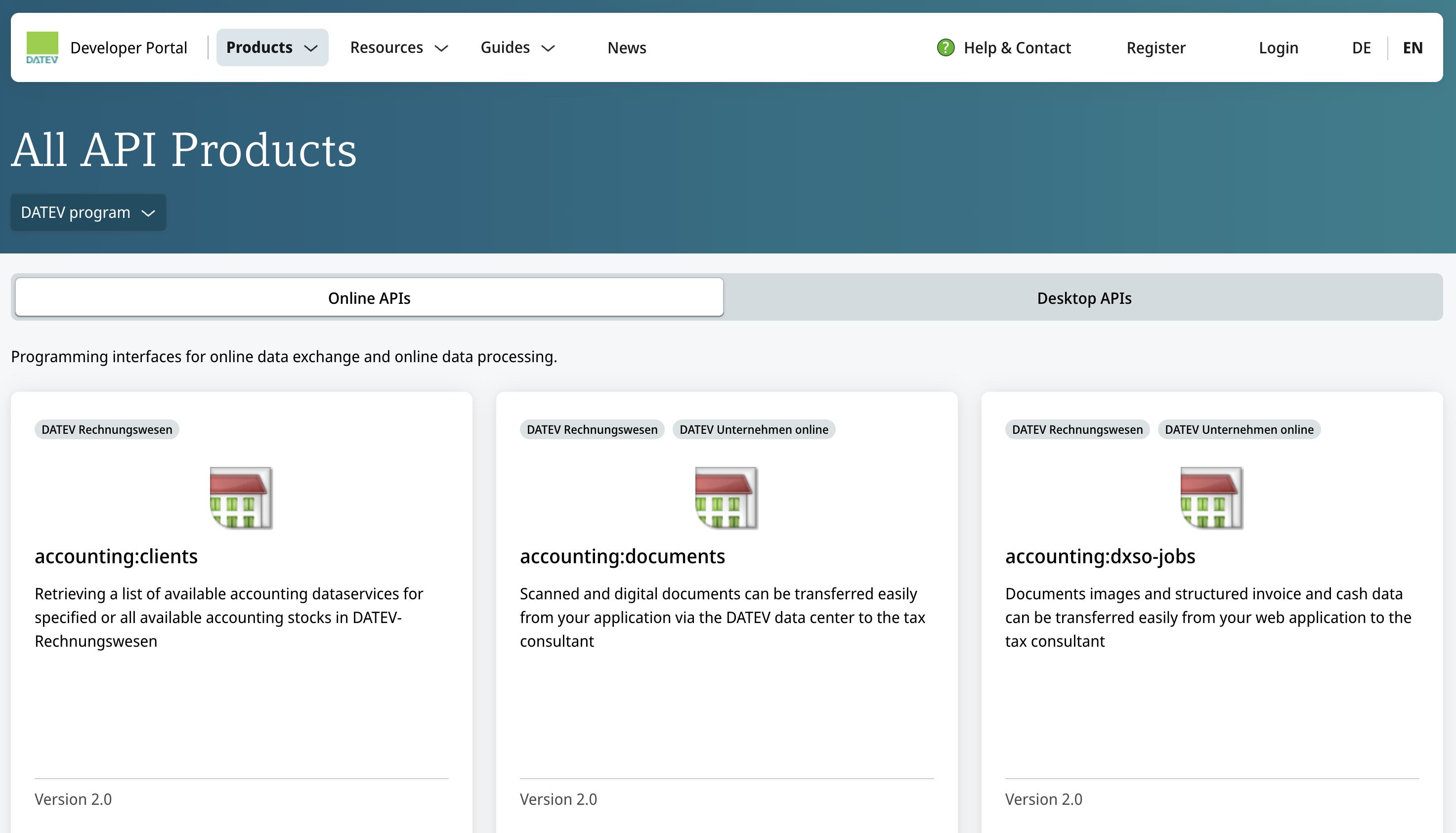 DATEV API docs