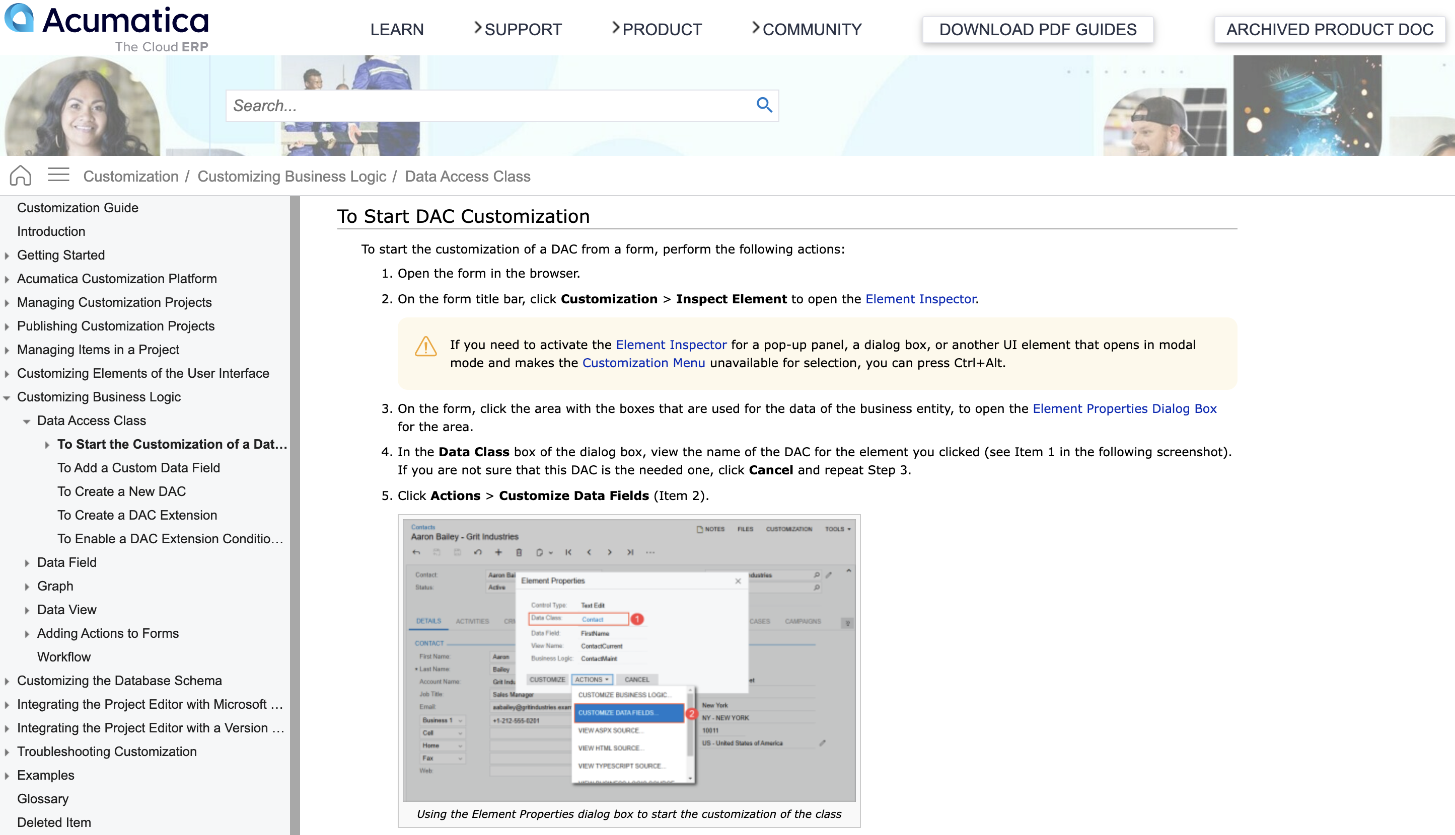 Acumatica API docs