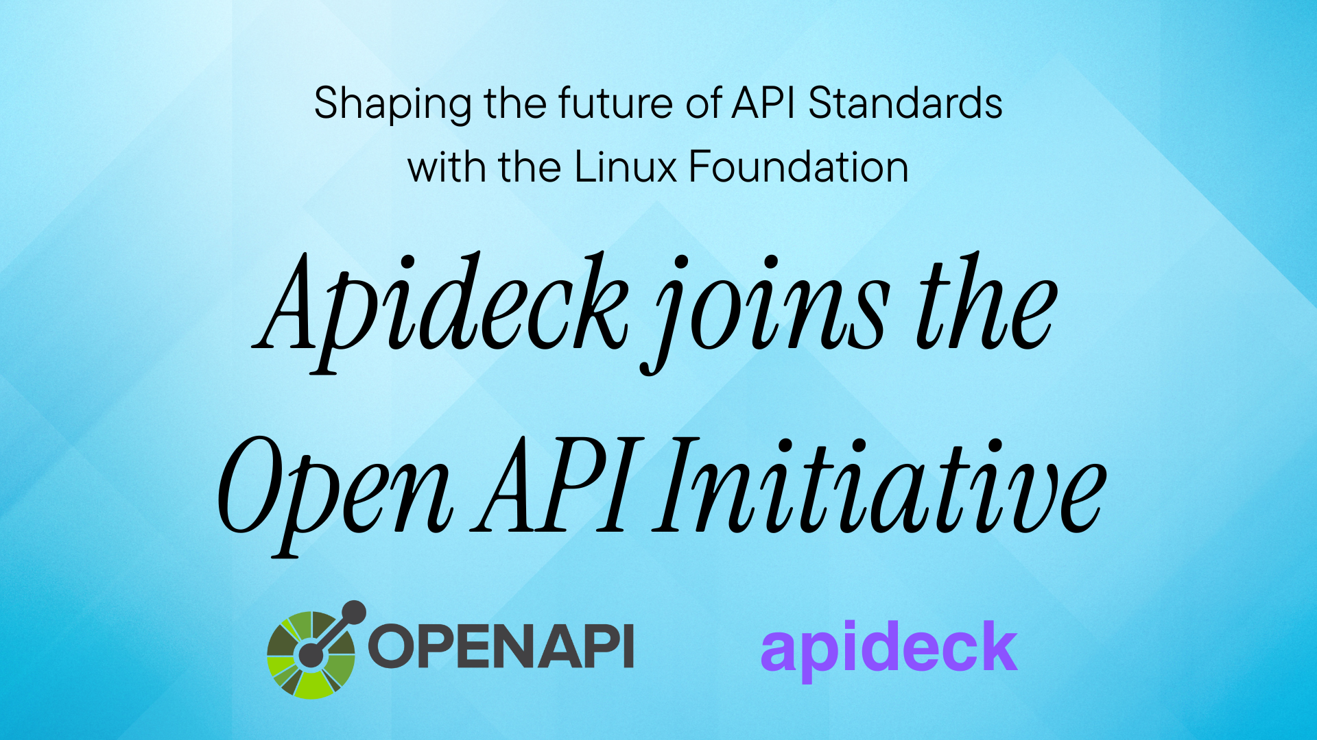 Apideck Joins the OpenAPI Initiative
