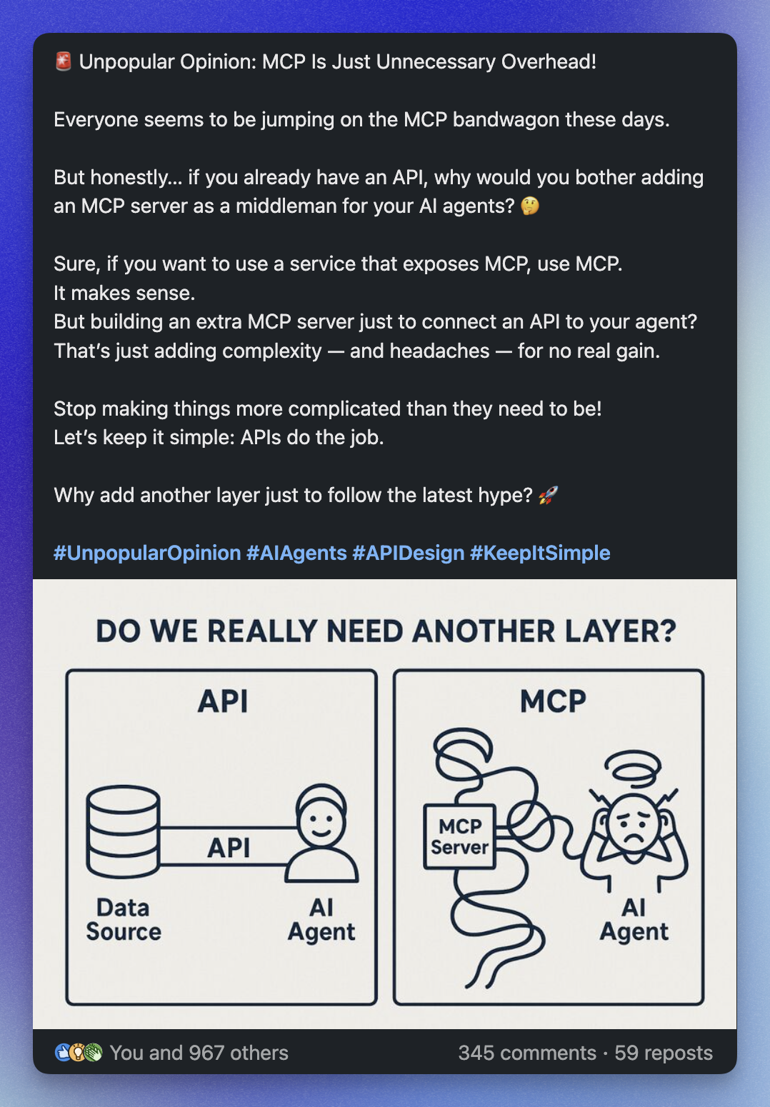 API or MCP How to Make the Right Choice for your LLM-Stack in text img