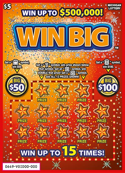 MI Lottery - Win Big (#0649) - scratch off odds