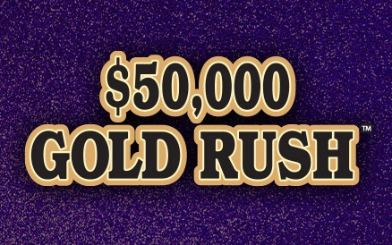 $50,000 GOLD RUSH instant game from Michigan Lottery
