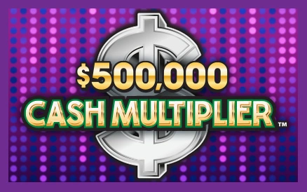 $500,000 CASH MULTIPLIER instant game from Michigan Lottery