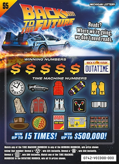 MI Lottery - Back To The Future (#0742) - scratch off odds