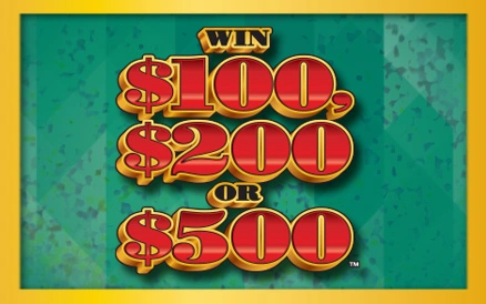 WIN $100, $200 OR $500 instant game from Michigan Lottery